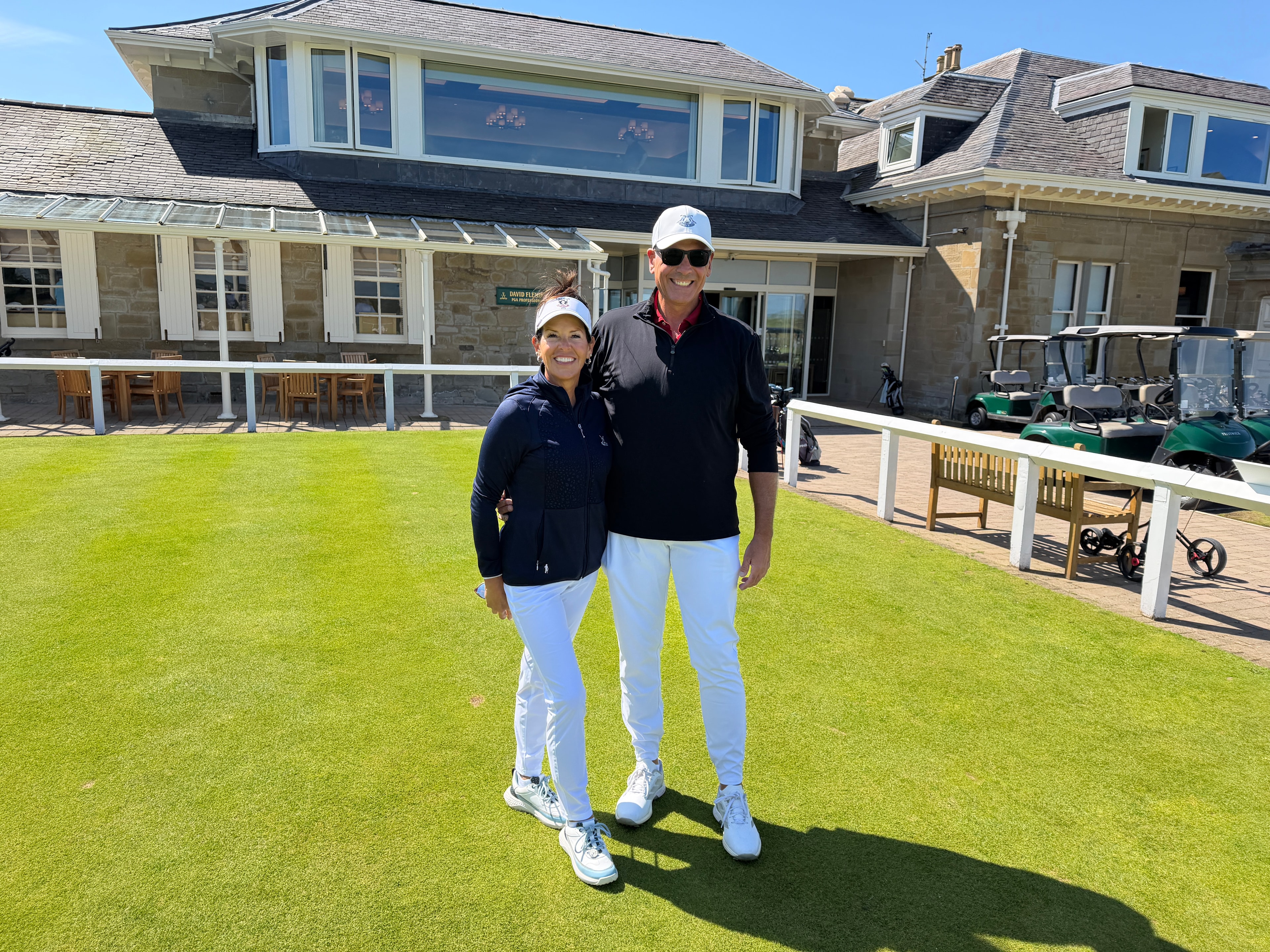 Playing the fairways of golf's oldest championship course